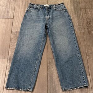 Abercrombie & Fitch Loose Fit High Rise Women's Jeans Size 10 Size 30 regular